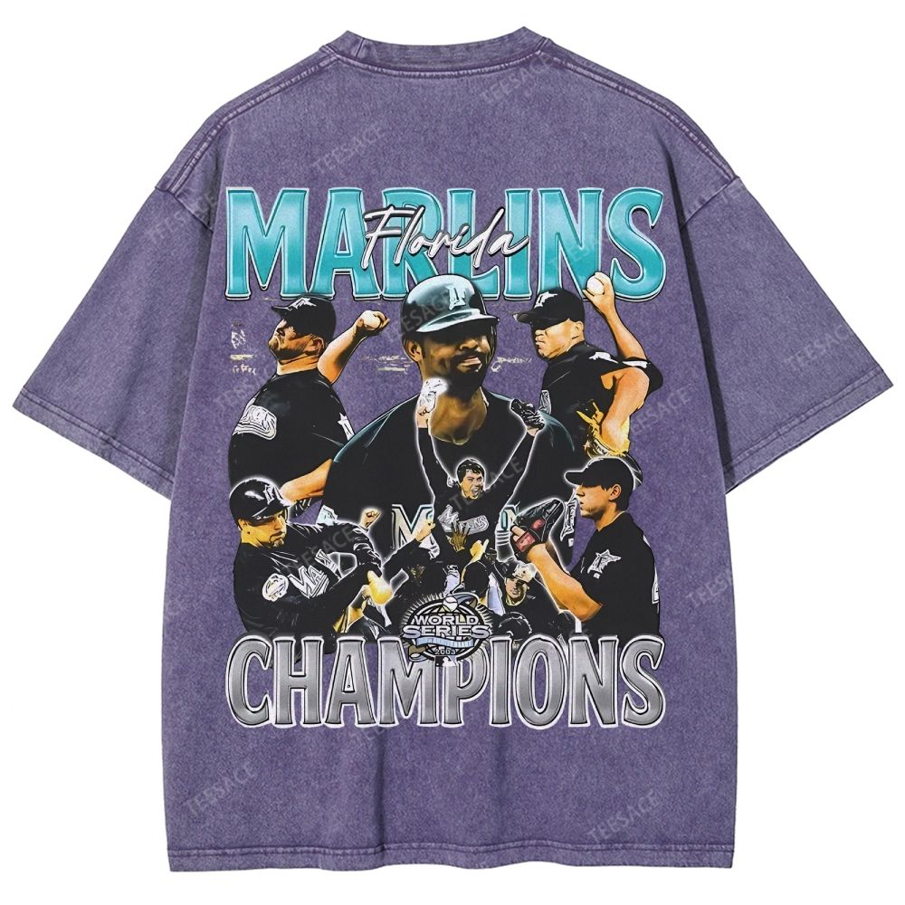 2003 WORLD SERIES CHAMPS  MARLINS TEE