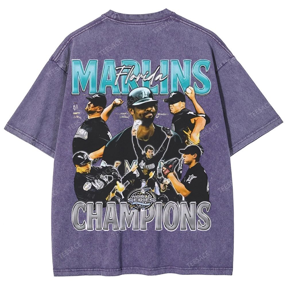 2003 WORLD SERIES CHAMPS  MARLINS TEE