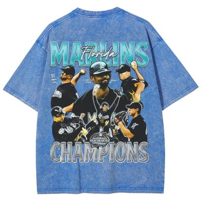 2003 WORLD SERIES CHAMPS  MARLINS TEE