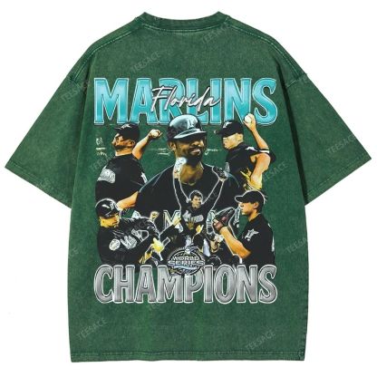 2003 WORLD SERIES CHAMPS  MARLINS TEE