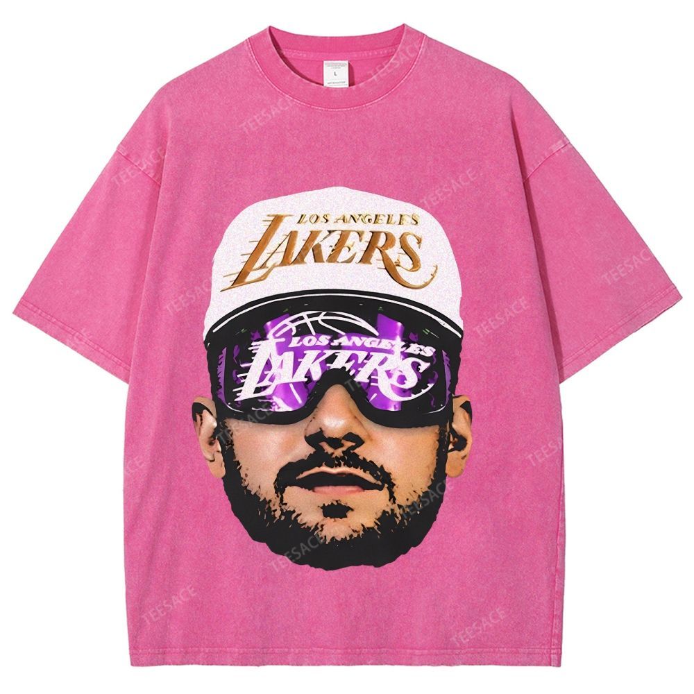 Unisex Fit Washed T-Shirt LUKA DONCIC Lakers LAL TEE