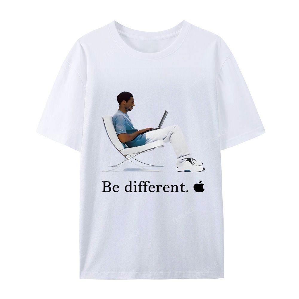 Casual Short Sleeve T-Shirt 'Be different' Kobe Tee