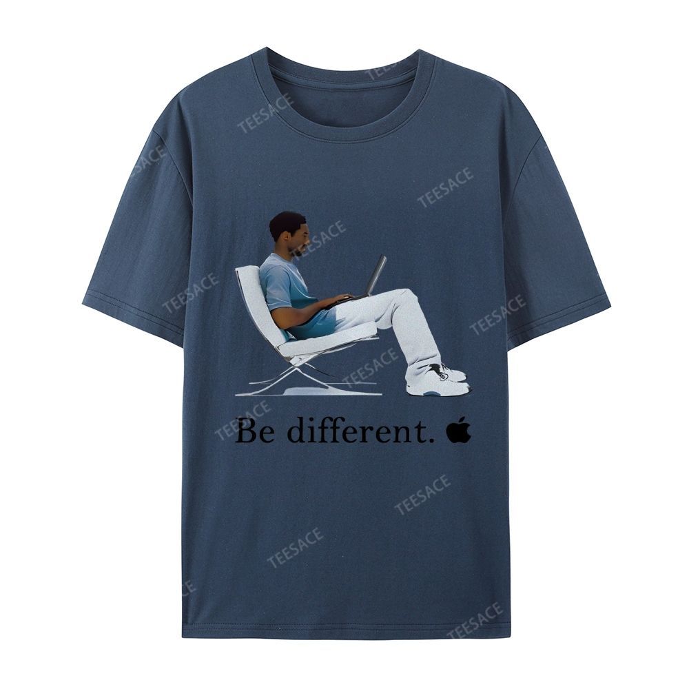 Casual Short Sleeve T-Shirt 'Be different' Kobe Tee