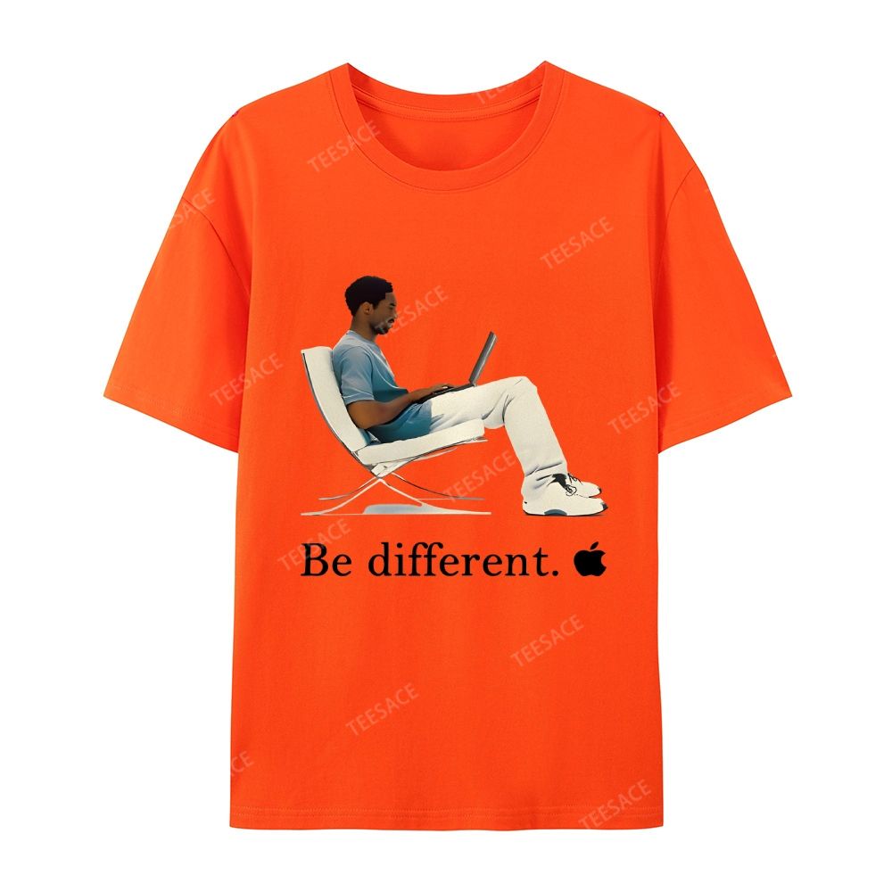 Casual Short Sleeve T-Shirt 'Be different' Kobe Tee