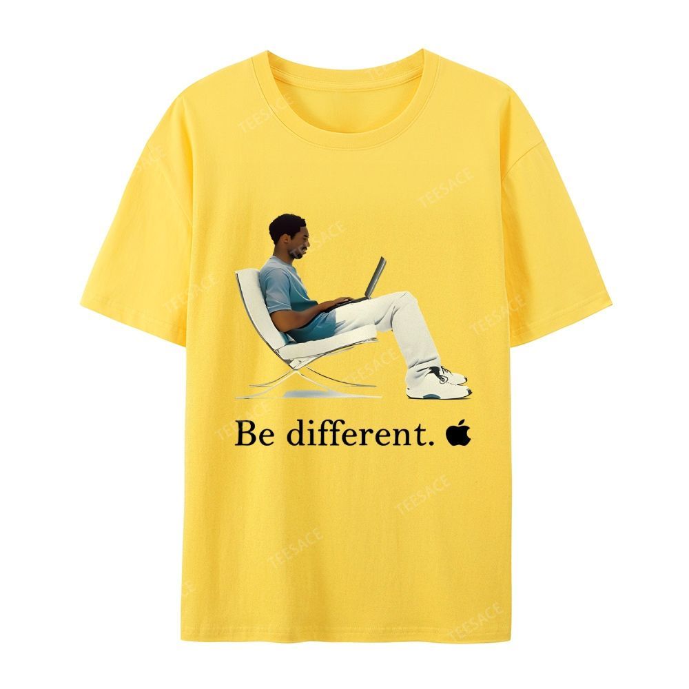 Casual Short Sleeve T-Shirt 'Be different' Kobe Tee