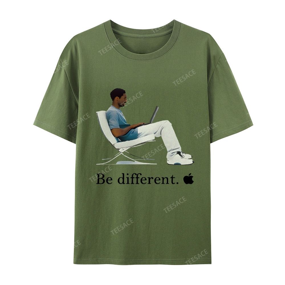 Casual Short Sleeve T-Shirt 'Be different' Kobe Tee
