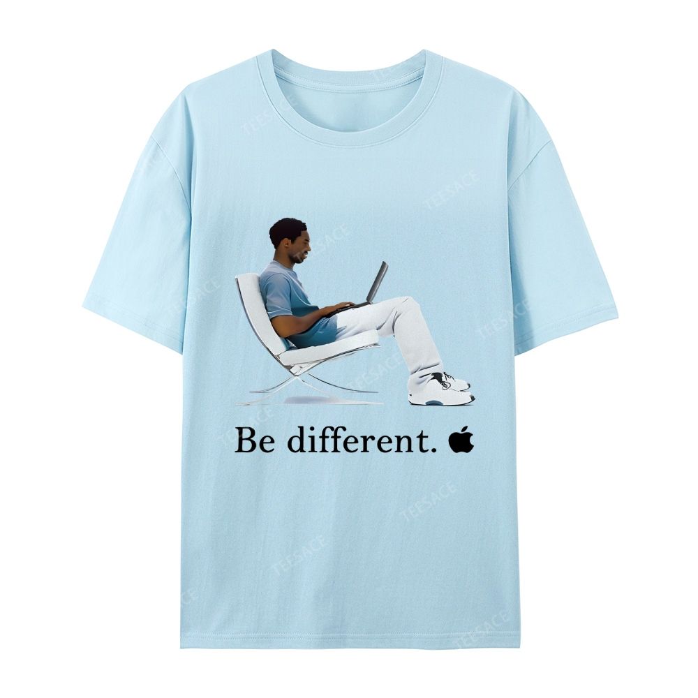 Casual Short Sleeve T-Shirt 'Be different' Kobe Tee