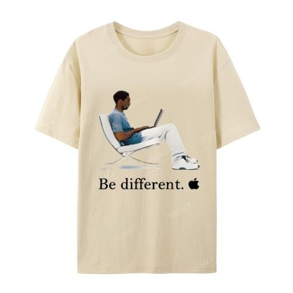 Casual Short Sleeve T-Shirt 'Be different' Kobe Tee