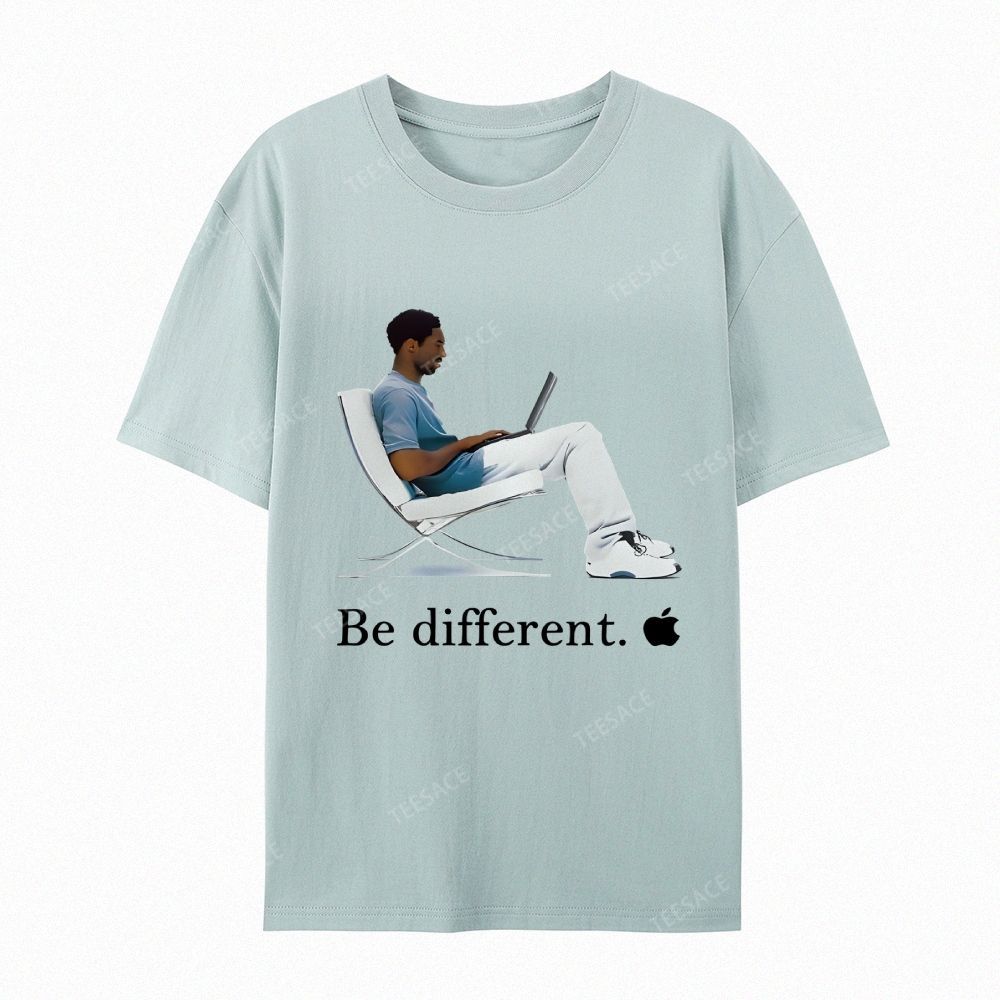 Casual Short Sleeve T-Shirt 'Be different' Kobe Tee