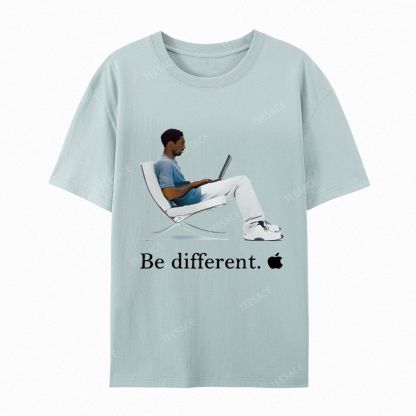 Casual Short Sleeve T-Shirt 'Be different' Kobe Tee