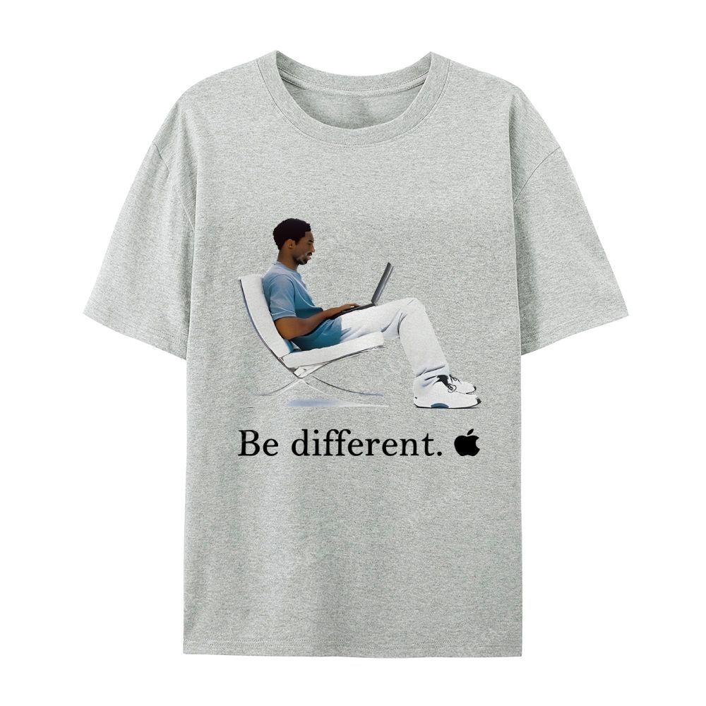 Casual Short Sleeve T-Shirt 'Be different' Kobe Tee