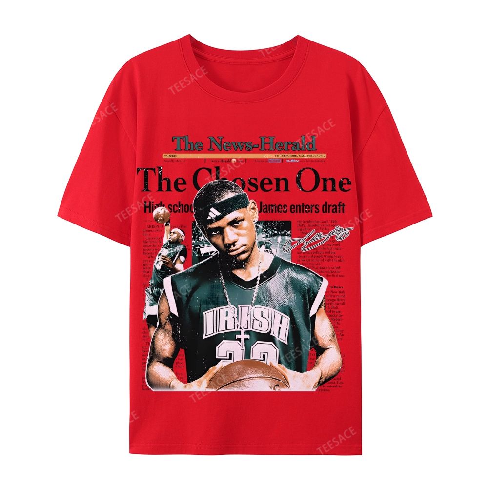Casual Short Sleeve T-Shirt LEBRON JAMES TEE