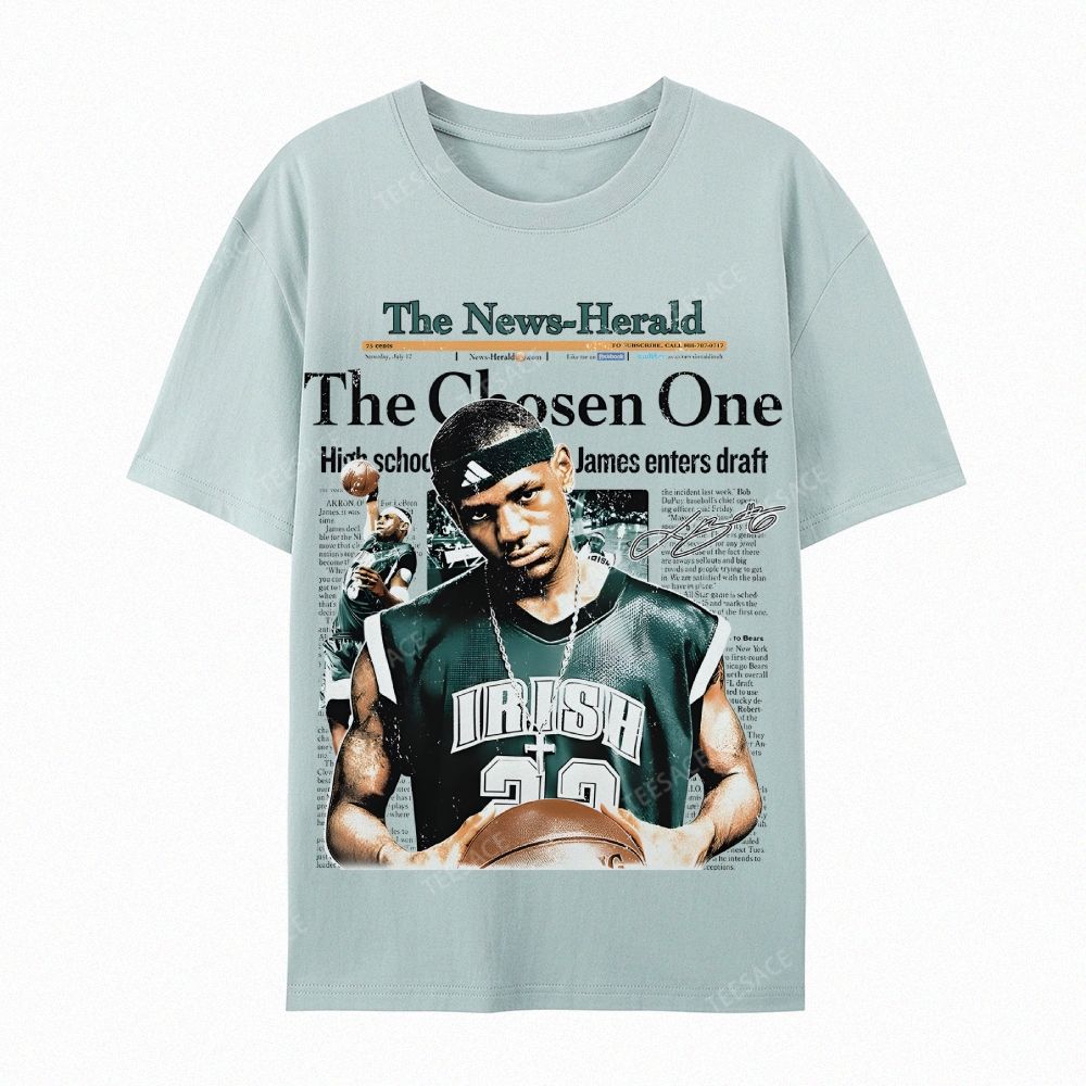 Casual Short Sleeve T-Shirt LEBRON JAMES TEE