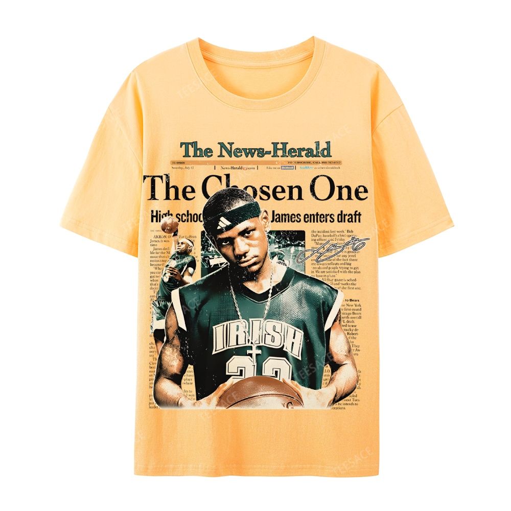 Casual Short Sleeve T-Shirt LEBRON JAMES TEE