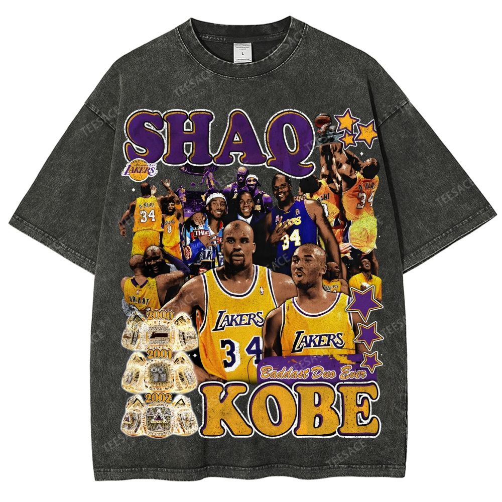 Unisex Fit Washed Kobe T-Shirt 2504014031