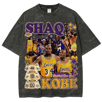 Unisex Fit Washed Kobe T-Shirt 2504014031