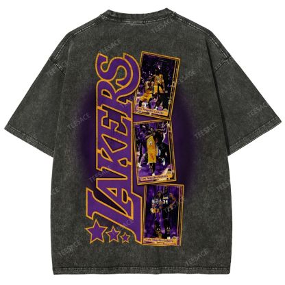 Unisex Fit Washed Kobe T-Shirt 2504014031