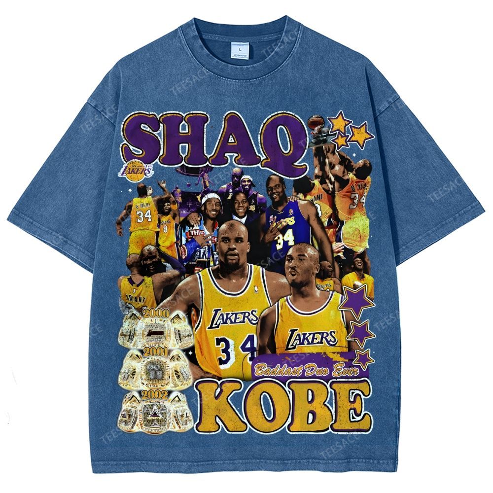 Unisex Fit Washed Kobe T-Shirt 2504014031