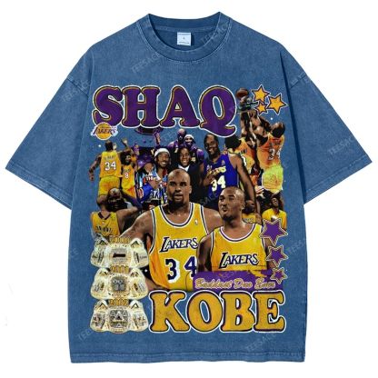 Unisex Fit Washed Kobe T-Shirt 2504014031