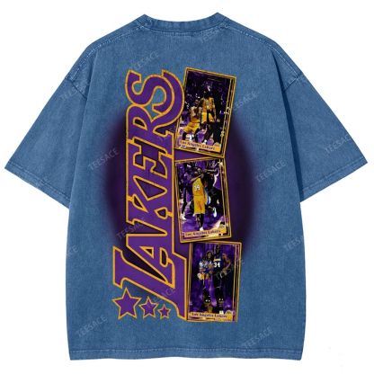 Unisex Fit Washed Kobe T-Shirt 2504014031