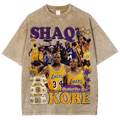 Unisex Fit Washed Kobe T-Shirt 2504014031