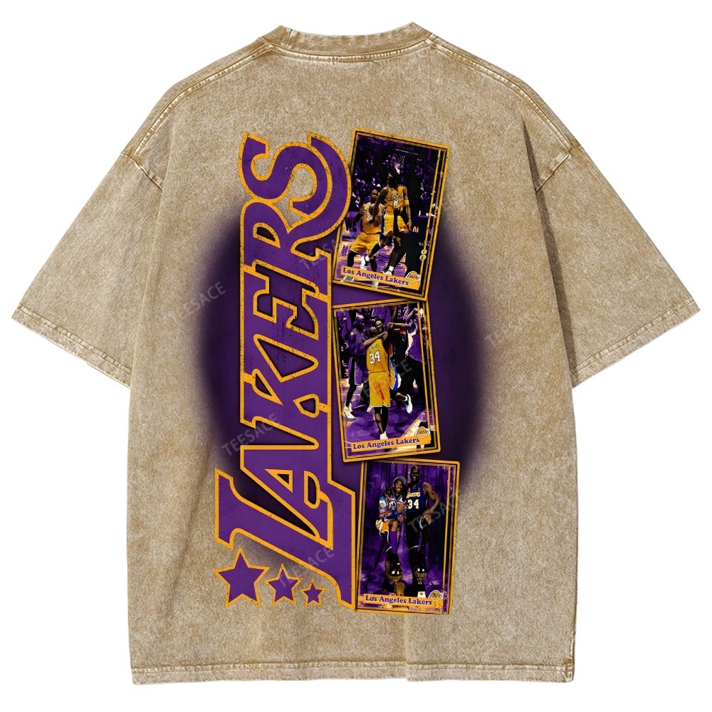 Unisex Fit Washed Kobe T-Shirt 2504014031