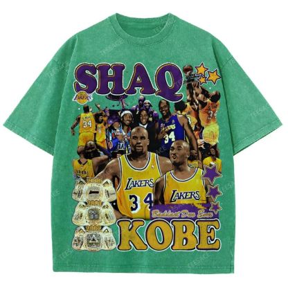 Unisex Fit Washed Kobe T-Shirt 2504014031