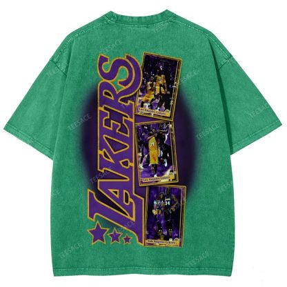 Unisex Fit Washed Kobe T-Shirt 2504014031