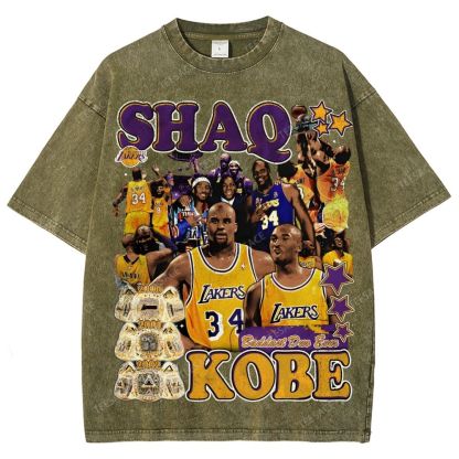 Unisex Fit Washed Kobe T-Shirt 2504014031