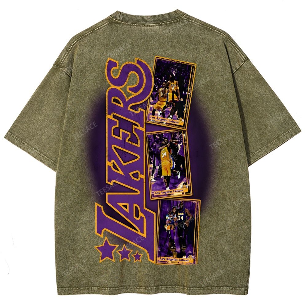 Unisex Fit Washed Kobe T-Shirt 2504014031