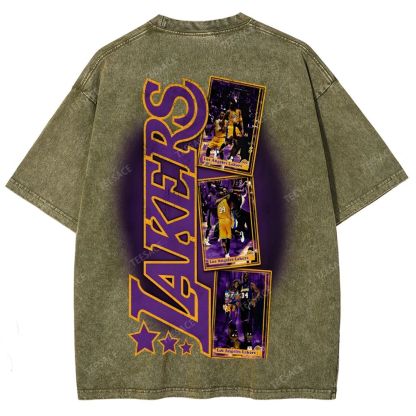 Unisex Fit Washed Kobe T-Shirt 2504014031