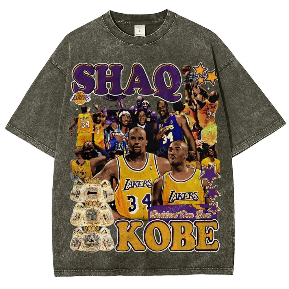 Unisex Fit Washed Kobe T-Shirt 2504014031