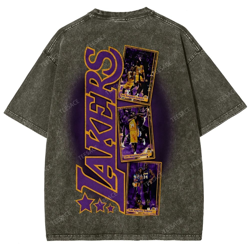 Unisex Fit Washed Kobe T-Shirt 2504014031
