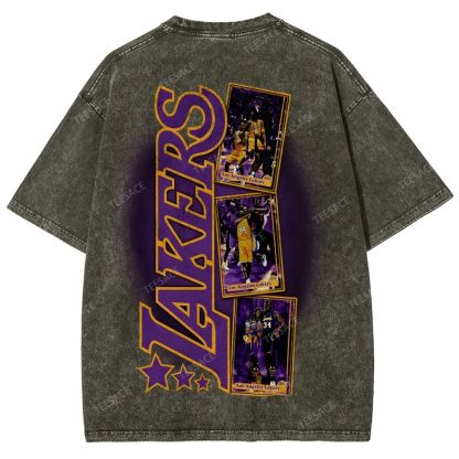 Unisex Fit Washed Kobe T-Shirt 2504014031