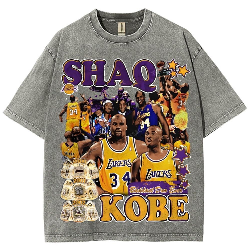 Unisex Fit Washed Kobe T-Shirt 2504014031