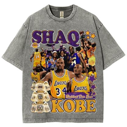 Unisex Fit Washed Kobe T-Shirt 2504014031
