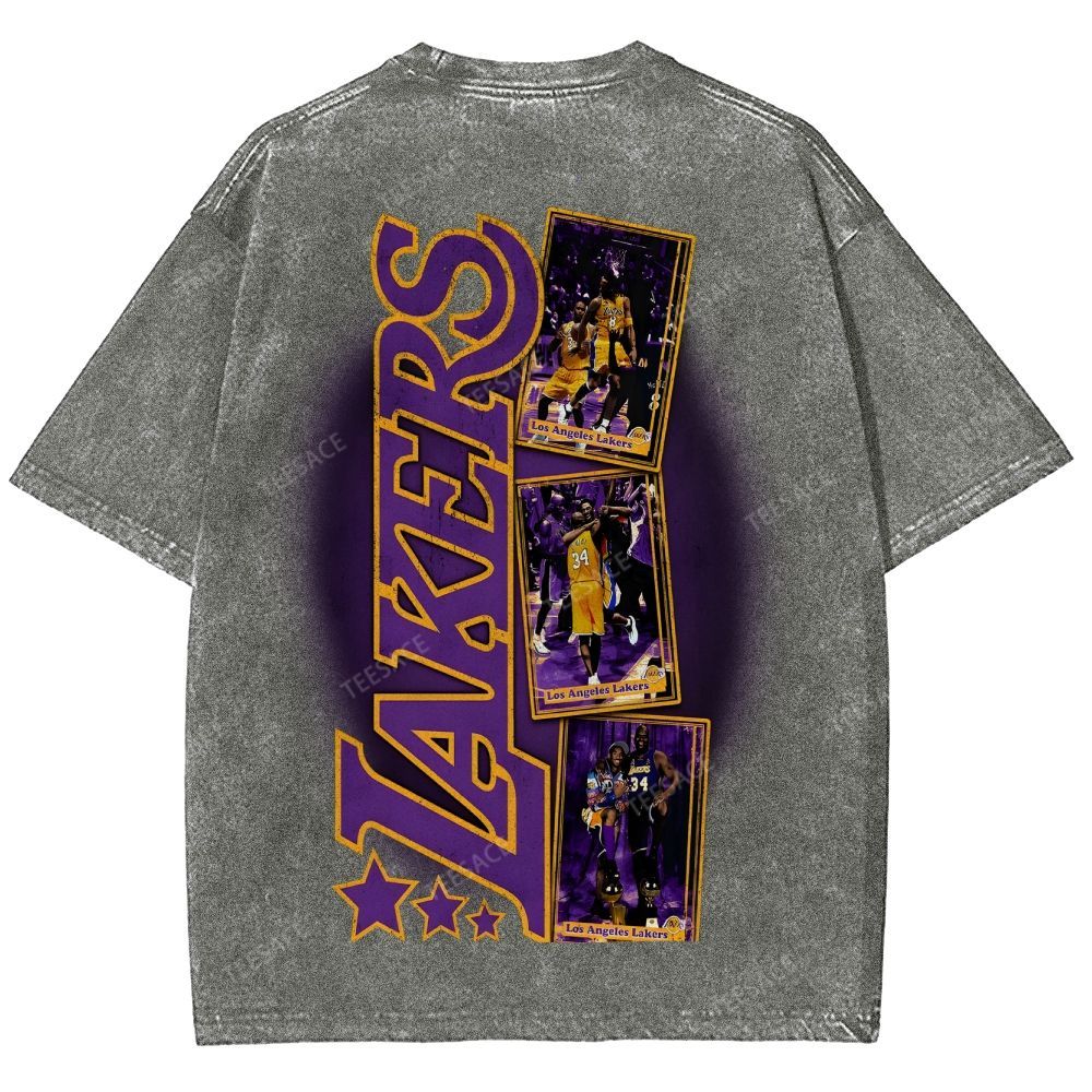 Unisex Fit Washed Kobe T-Shirt 2504014031