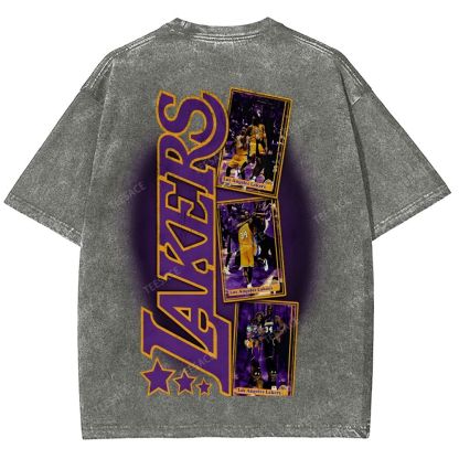 Unisex Fit Washed Kobe T-Shirt 2504014031