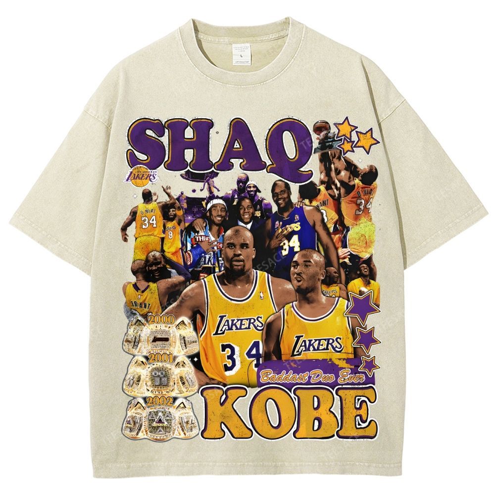 Unisex Fit Washed Kobe T-Shirt 2504014031