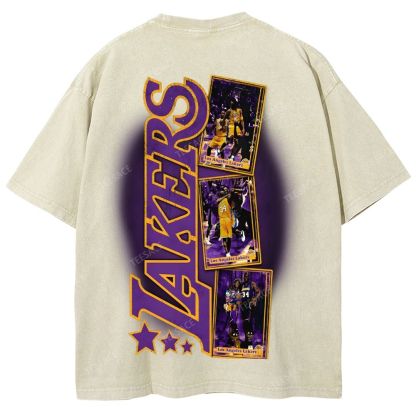 Unisex Fit Washed Kobe T-Shirt 2504014031