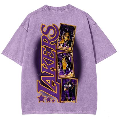 Unisex Fit Washed Kobe T-Shirt 2504014031