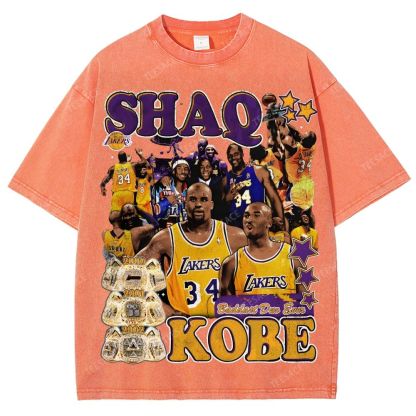 Unisex Fit Washed Kobe T-Shirt 2504014031