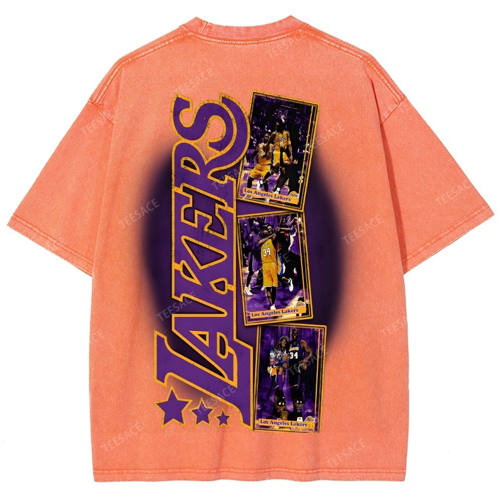 Unisex Fit Washed Kobe T-Shirt 2504014031