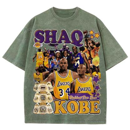 Unisex Fit Washed Kobe T-Shirt 2504014031