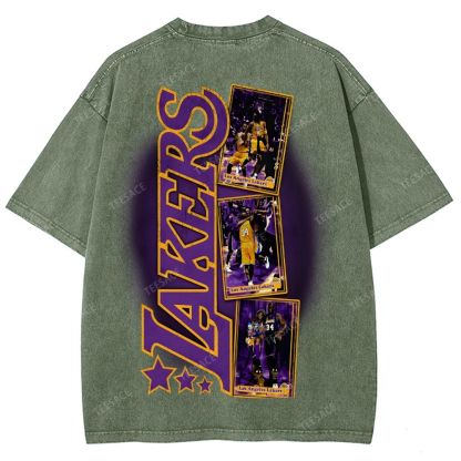 Unisex Fit Washed Kobe T-Shirt 2504014031