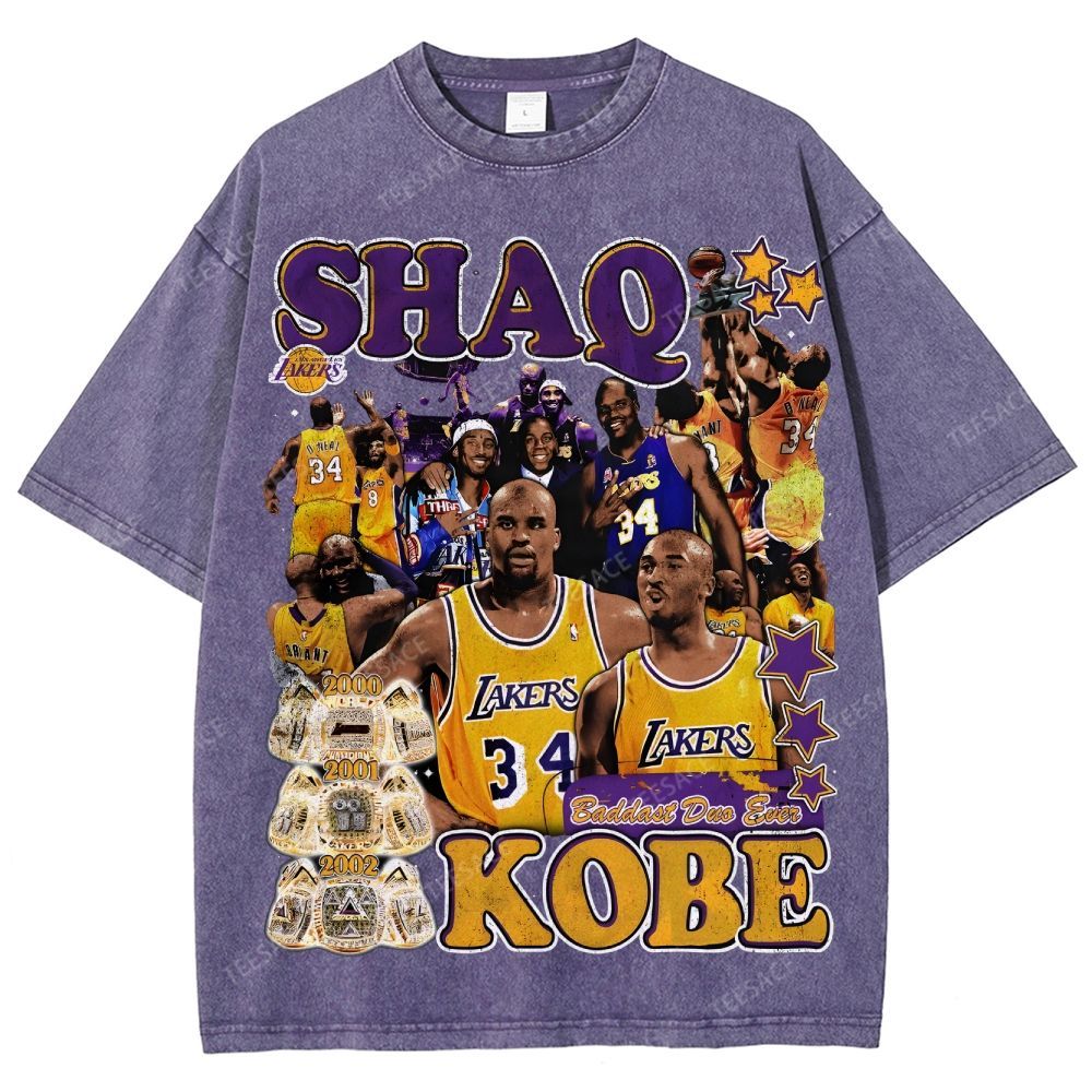 Unisex Fit Washed Kobe T-Shirt 2504014031