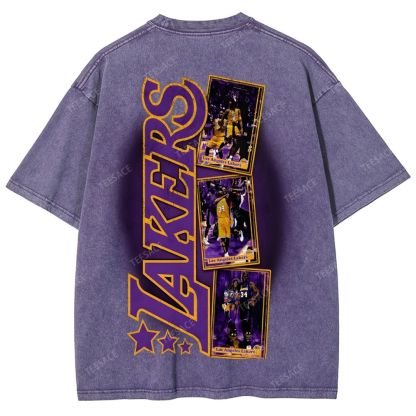 Unisex Fit Washed Kobe T-Shirt 2504014031