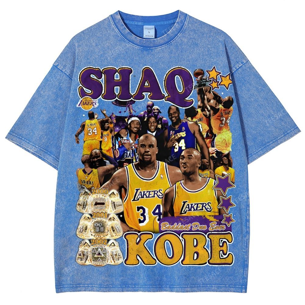 Unisex Fit Washed Kobe T-Shirt 2504014031