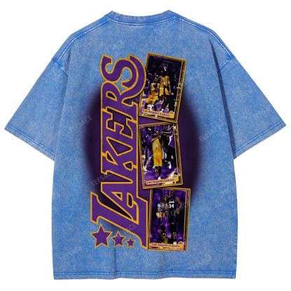 Unisex Fit Washed Kobe T-Shirt 2504014031