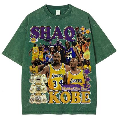 Unisex Fit Washed Kobe T-Shirt 2504014031